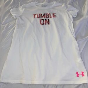 under armor tumble on shirt